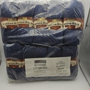 10 - Discontinued Hayfield Cotton Rich Lighweight DK Yarn Rare